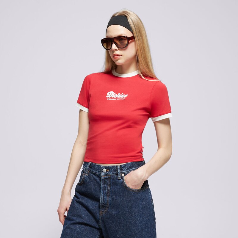 DICKIES MARŠKINĖLIAI LEWISTOWN RINGER SS TEE W