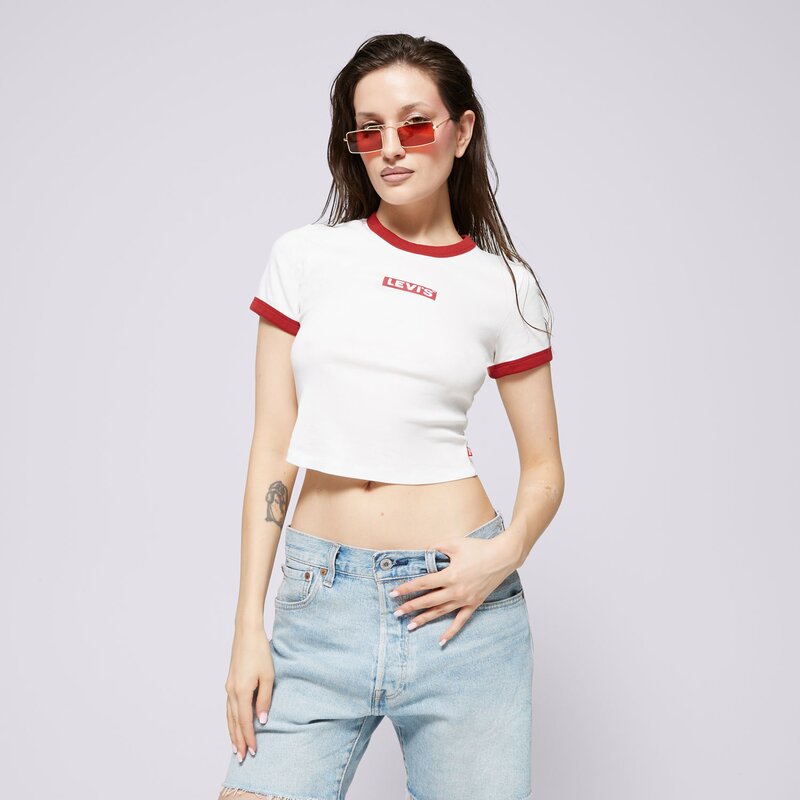 LEVI'S MARŠKINĖLIAI GRAPHIC MINI RINGER NEUTRALS