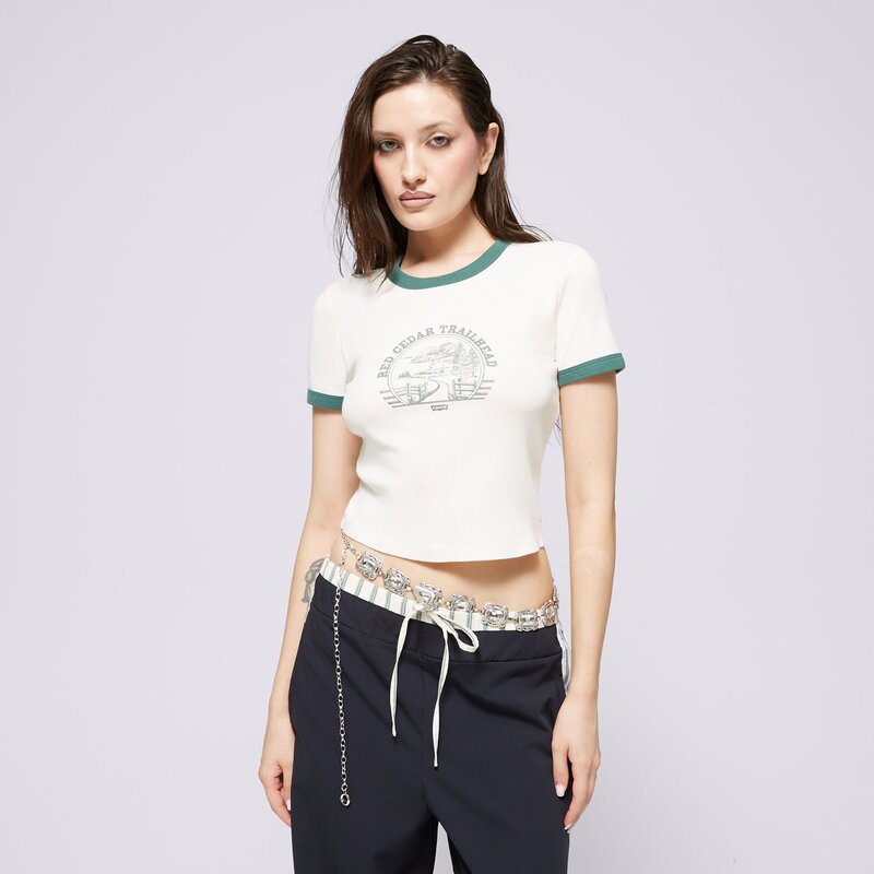 LEVI'S MARŠKINĖLIAI GRAPHIC MINI RINGER NEUTRALS