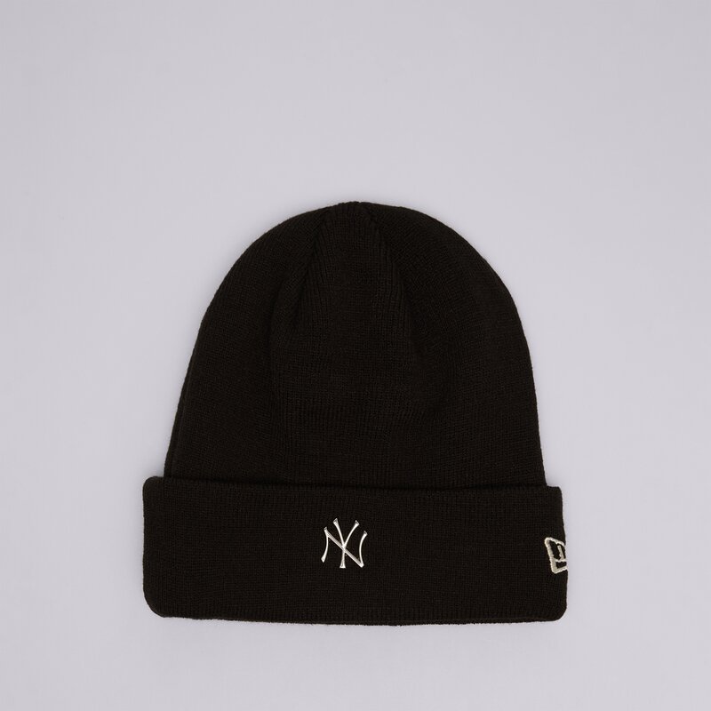 NEW ERA KEPURĖ METALLIC BEANIE NYY NEW YORK YANKEES BLK