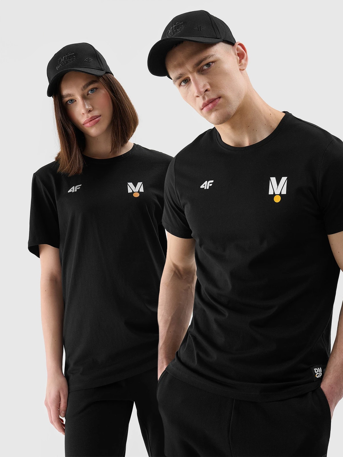 T-shirt regular marškinėliai su grafika unisex 4F x Drift Masters - juoda