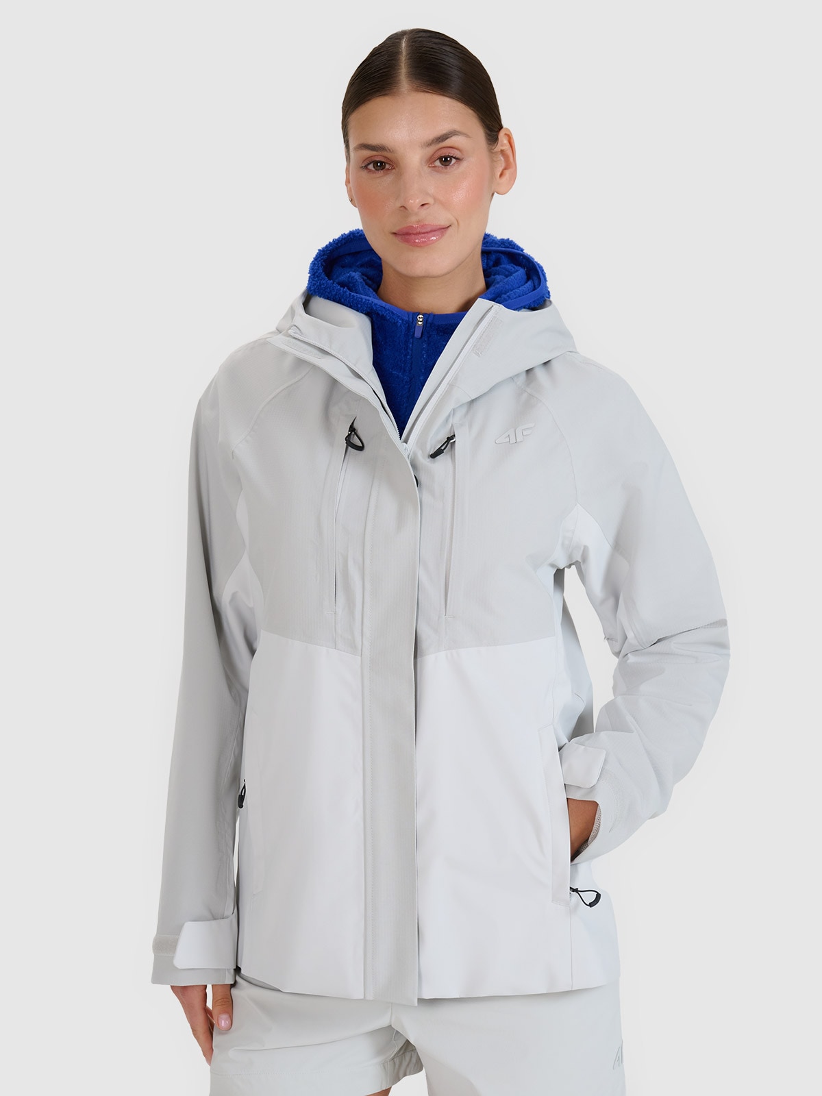 Moteriška žygio striukė 10000 membrana - pilka