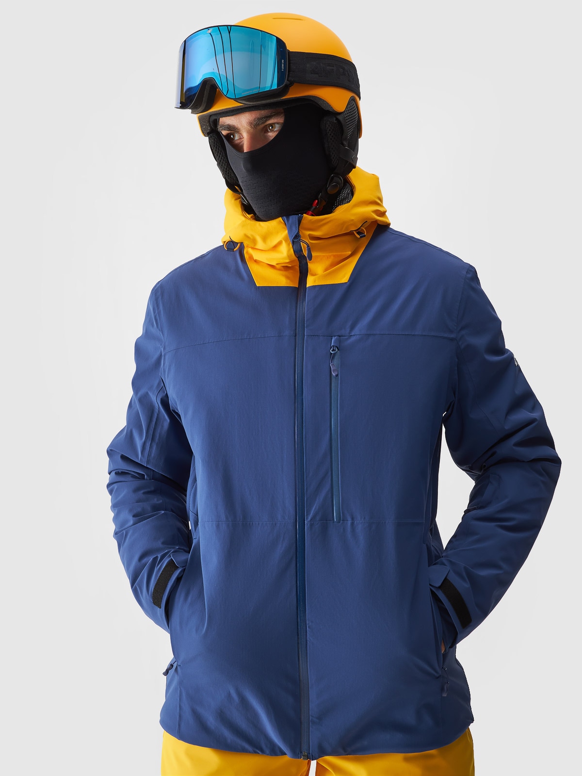 Vyriška slidinėjimo striukė 15000 membrana - tamsiai mėlyna