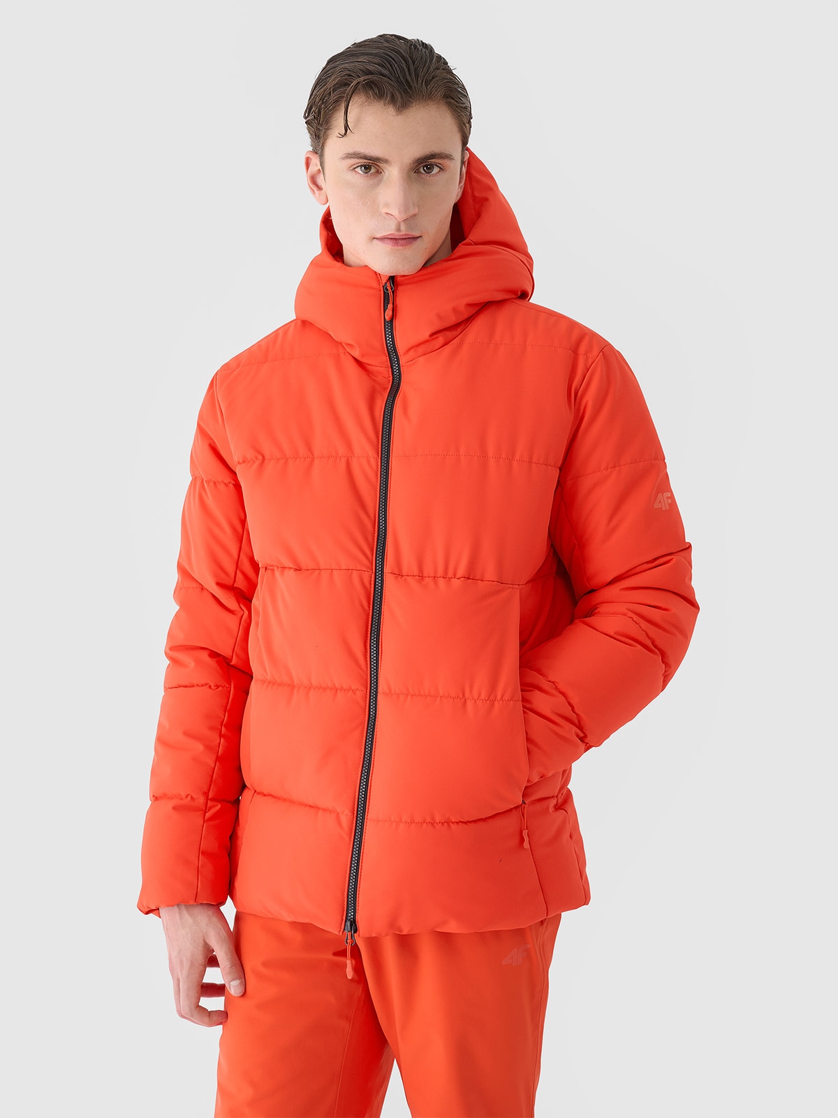 Vyriška slidinėjimo striukė 5000 membrana - raudona