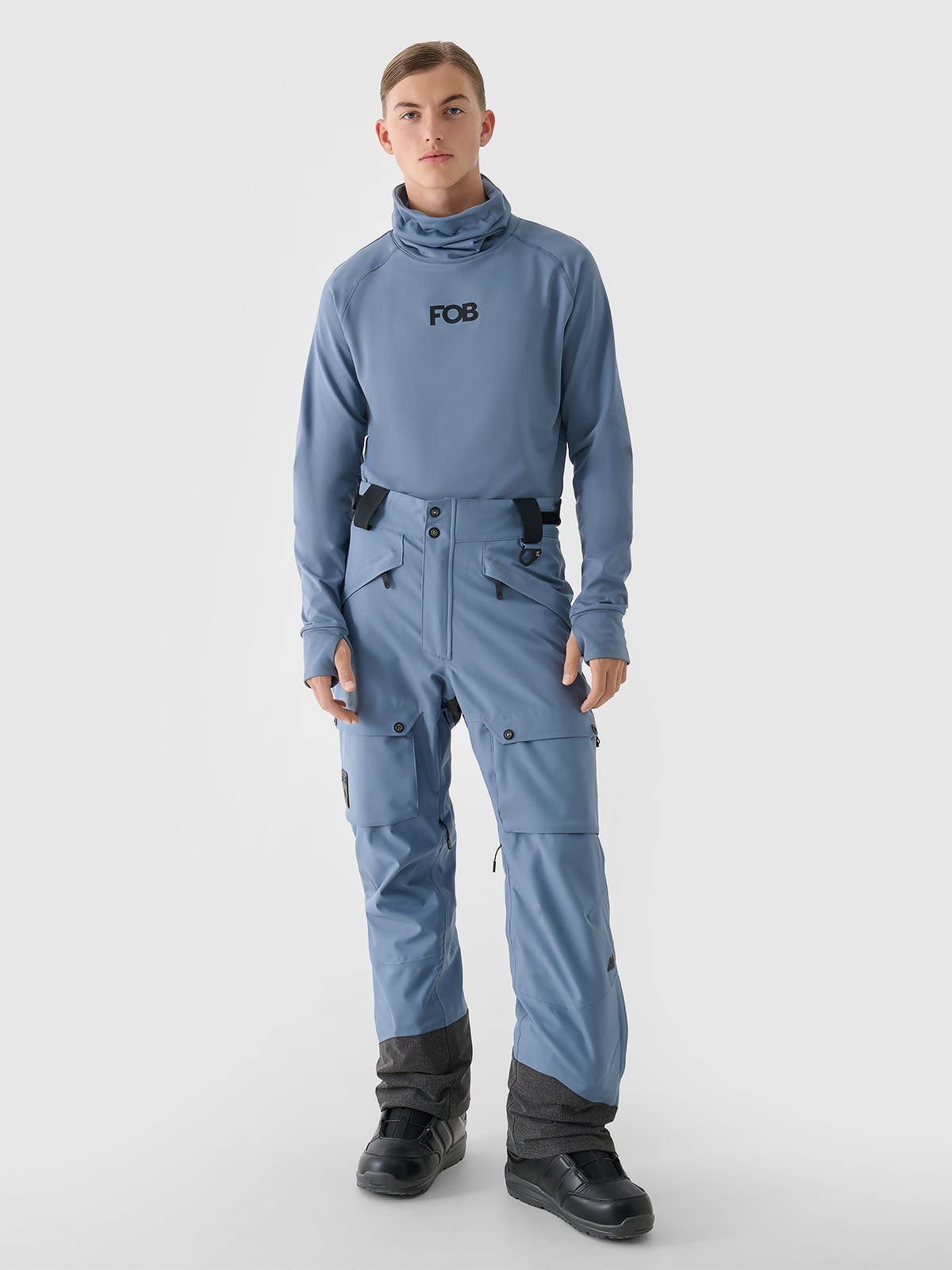 Vyriškos snieglenčių kelnės 10000 membrana - tamsiai mėlynos