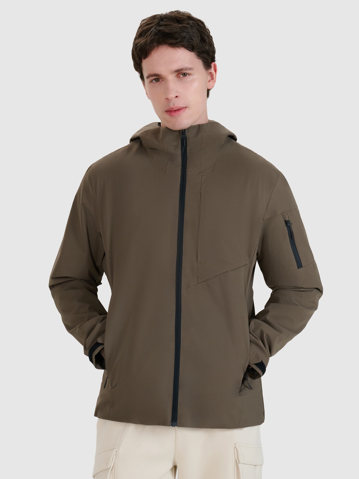 Vyriška pereinamojo laikotarpio striukė 8000 membrana - ruda