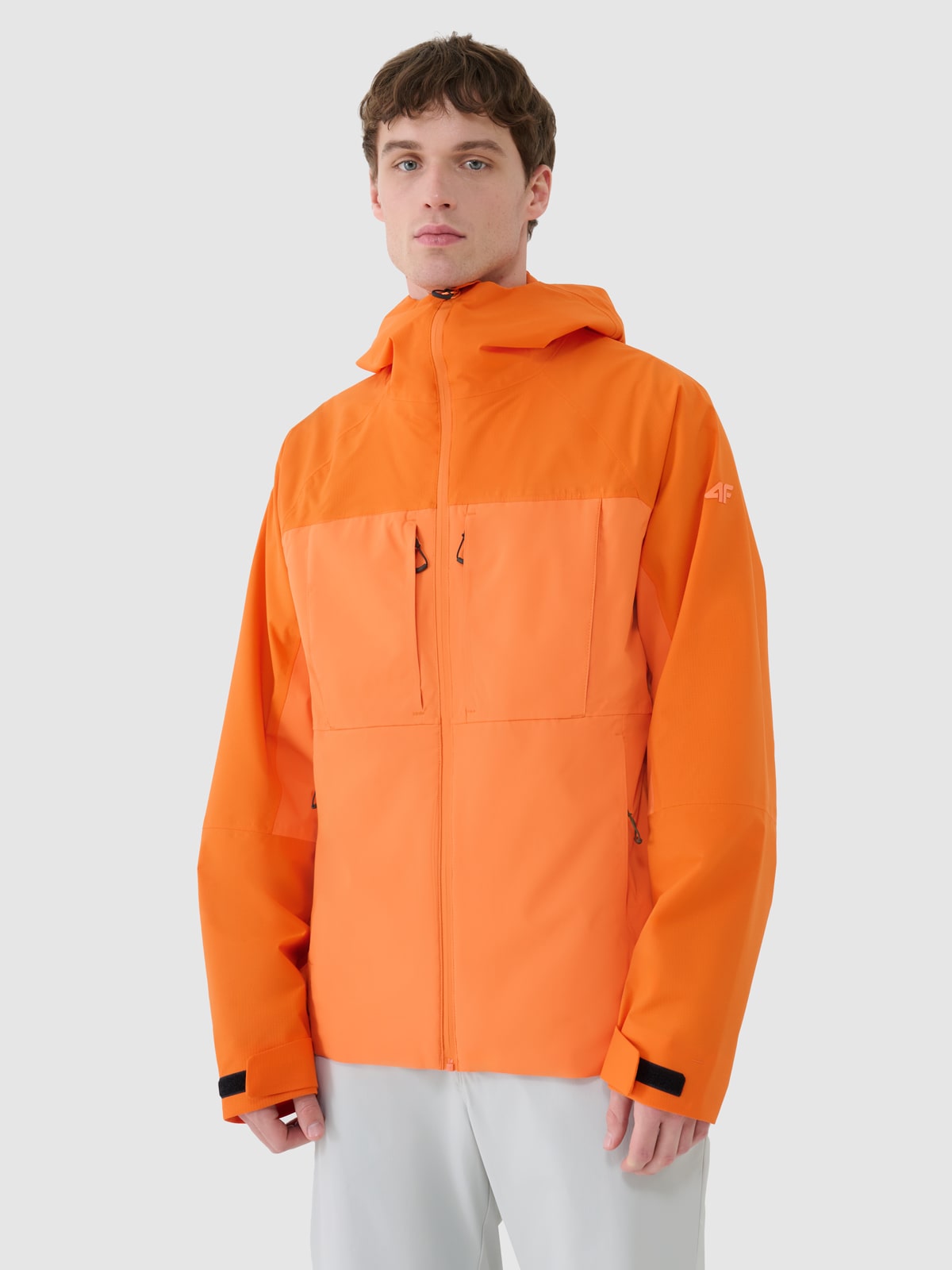 Vyriška žygio striukė 10000 membrana - oranžinė