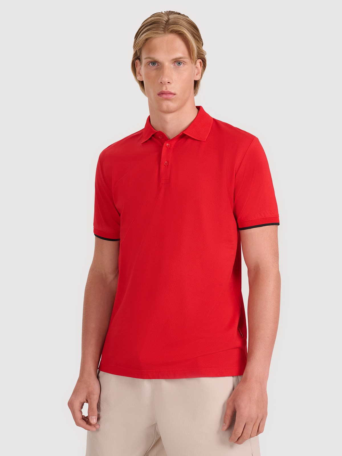Vyriški polo marškinėliai - raudoni