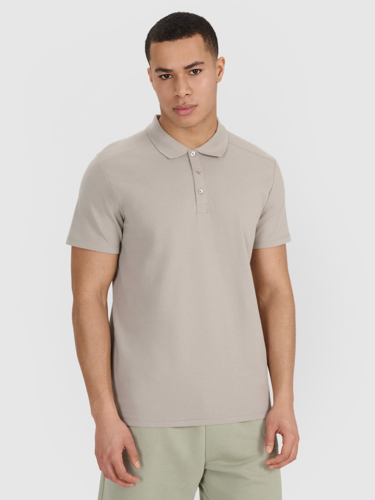 Vyriški polo regular marškinėliai - pilki