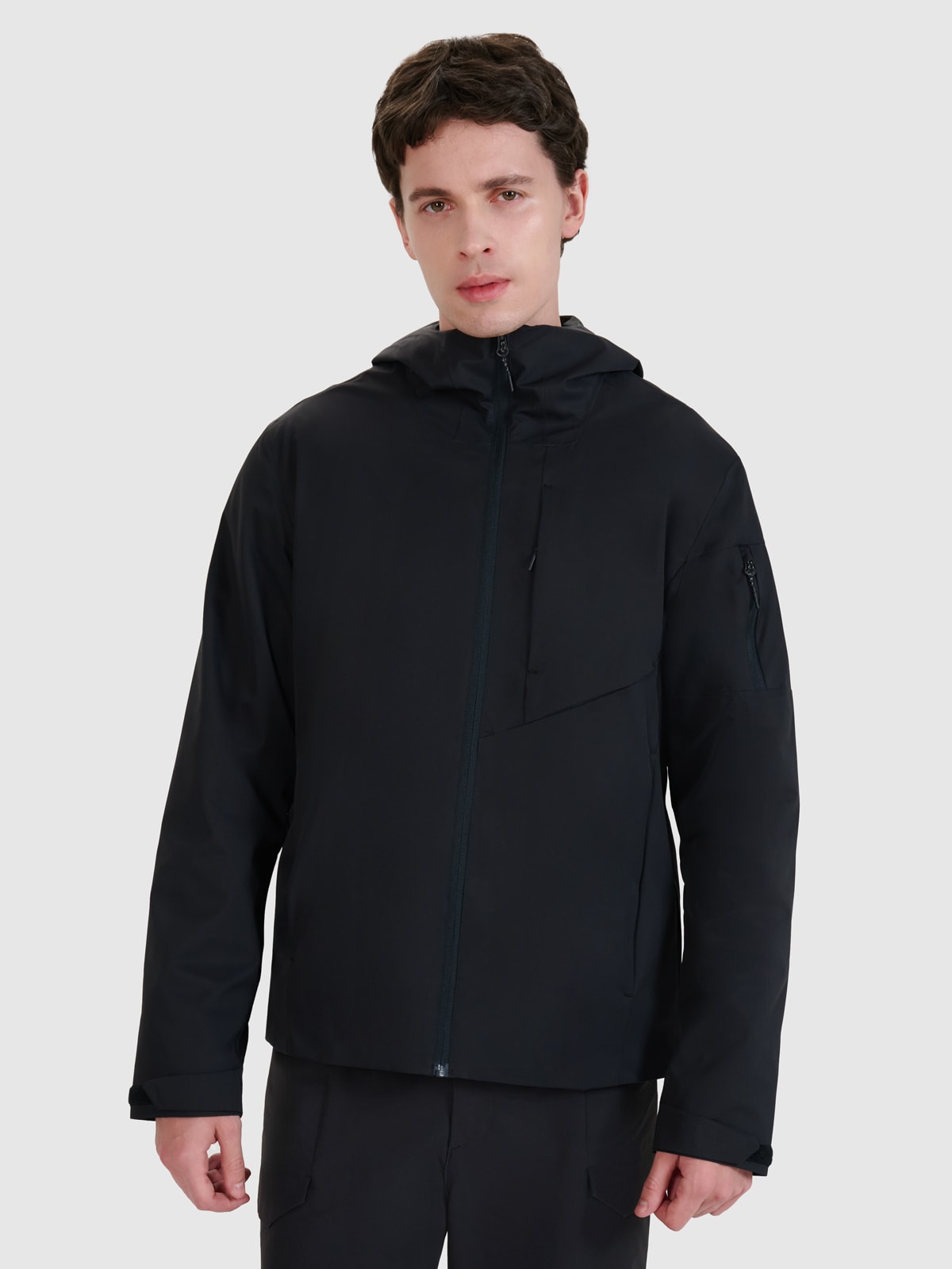 Vyriška pereinamojo laikotarpio striukė 8000 membrana - juoda