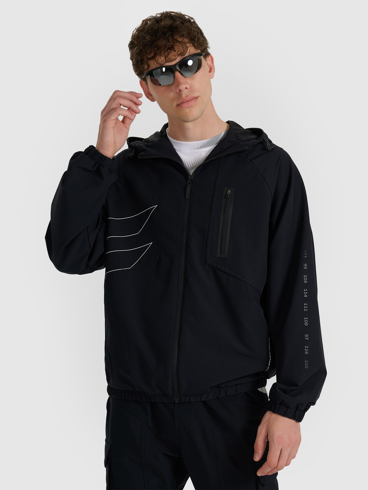 Vyriška pereinamojo laikotarpio striukė - juoda