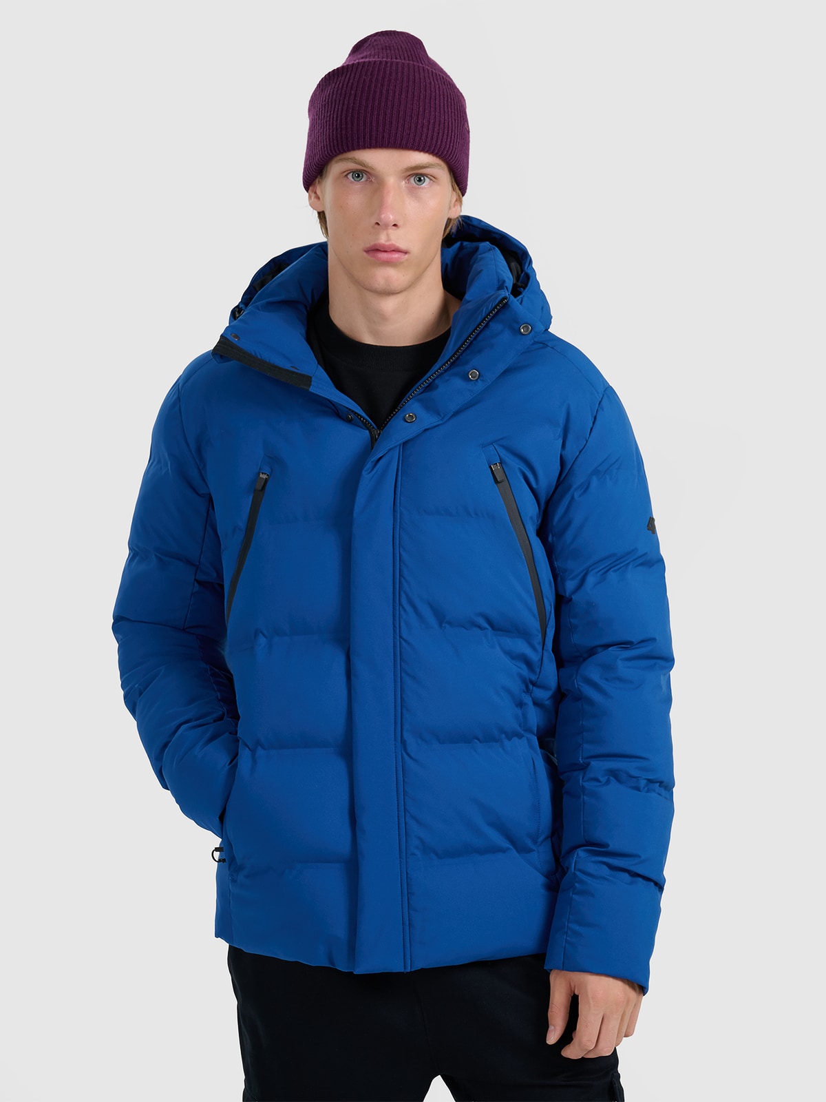 Vyriška striukė su sintetiniu kamšalu 10000 membrana - mėlyna