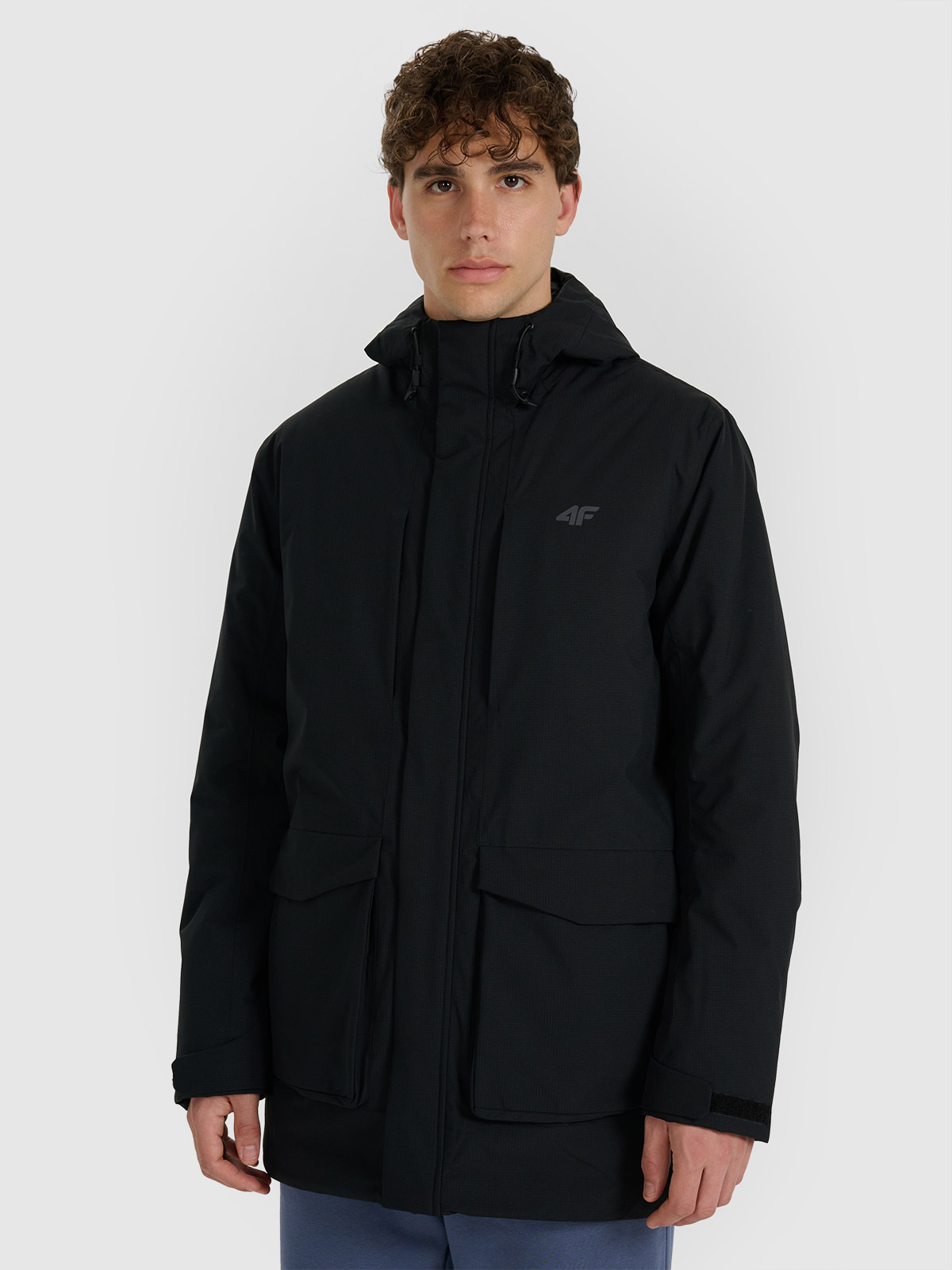 Vyriška pereinamojo laikotarpio striukė 8000 membrana - juoda