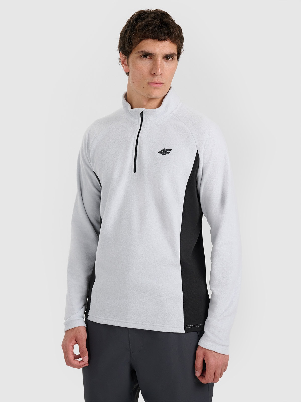 Vyriškas termo fliso apatinis trikotažas (viršus) - pilka