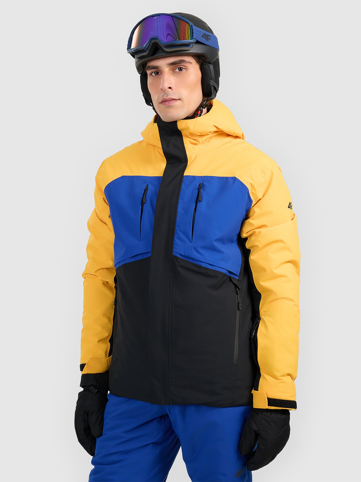 Vyriška slidinėjimo striukė 10000 membrana - oranžinė