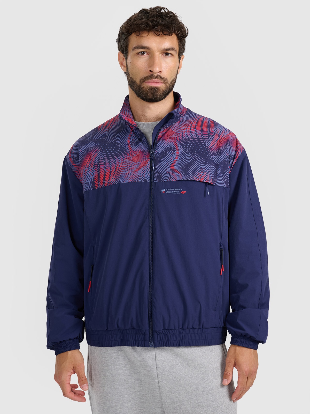 Vyriška pereinamojo laikotarpio striukė - tamsiai mėlyna