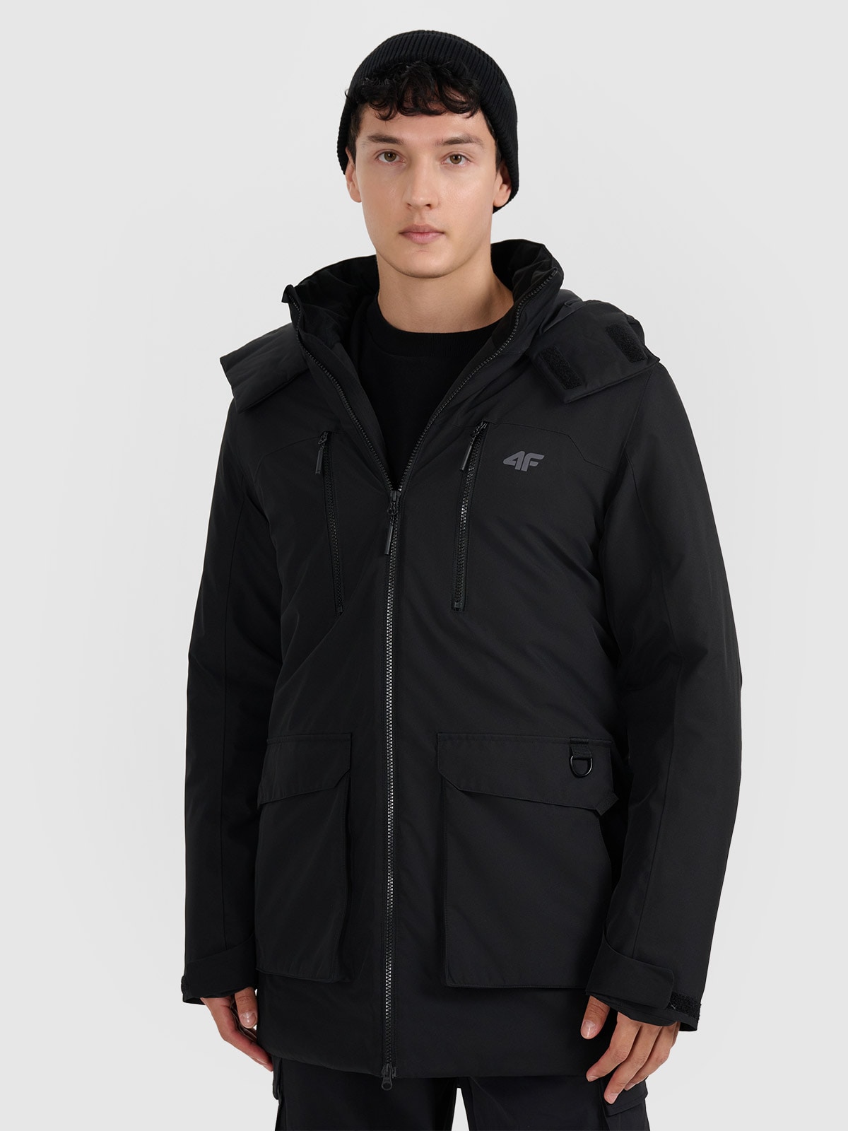 Vyriška žieminė striukė 8000 membrana - juoda