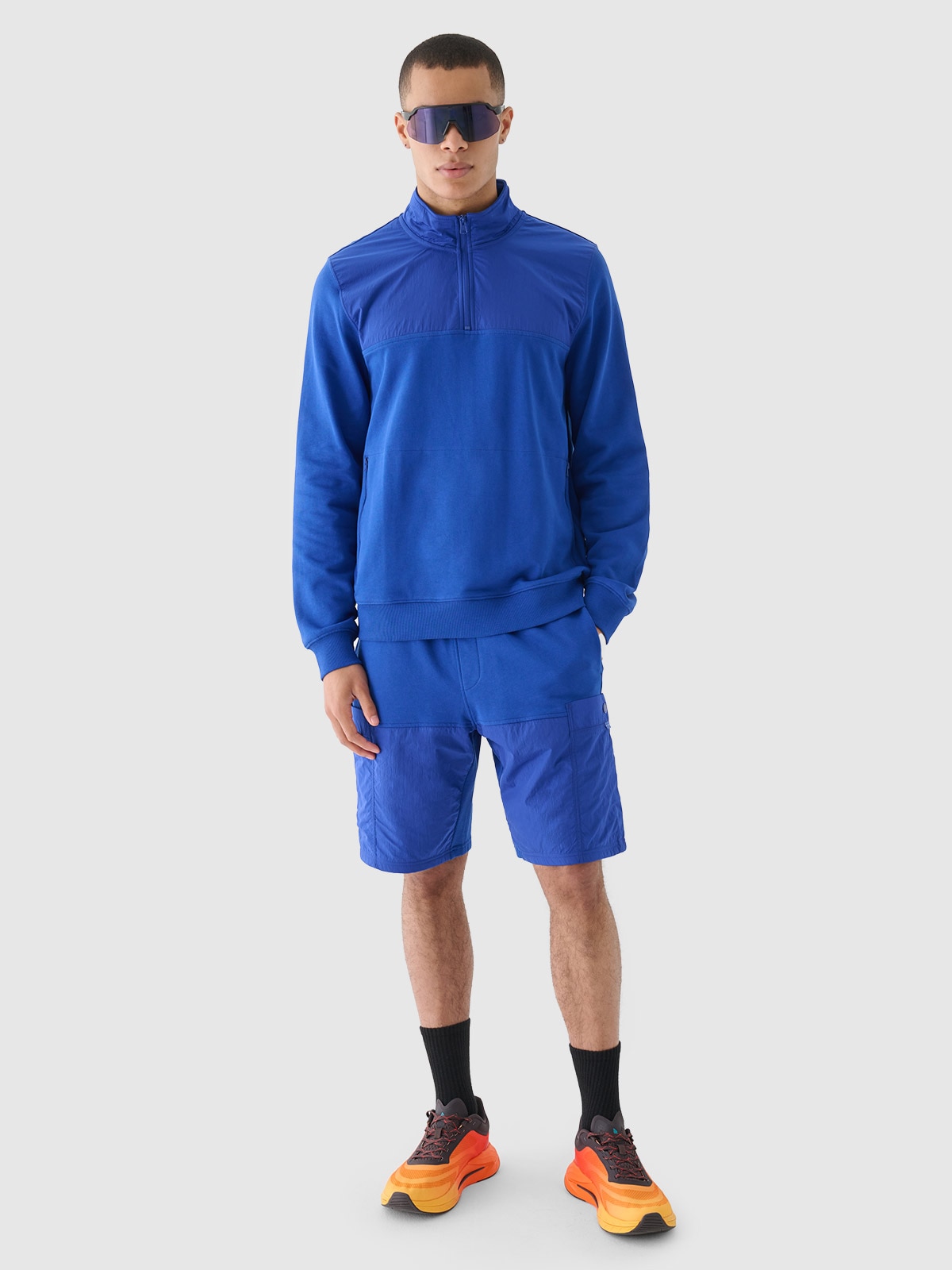 Vyriški casual šortai - mėlyni