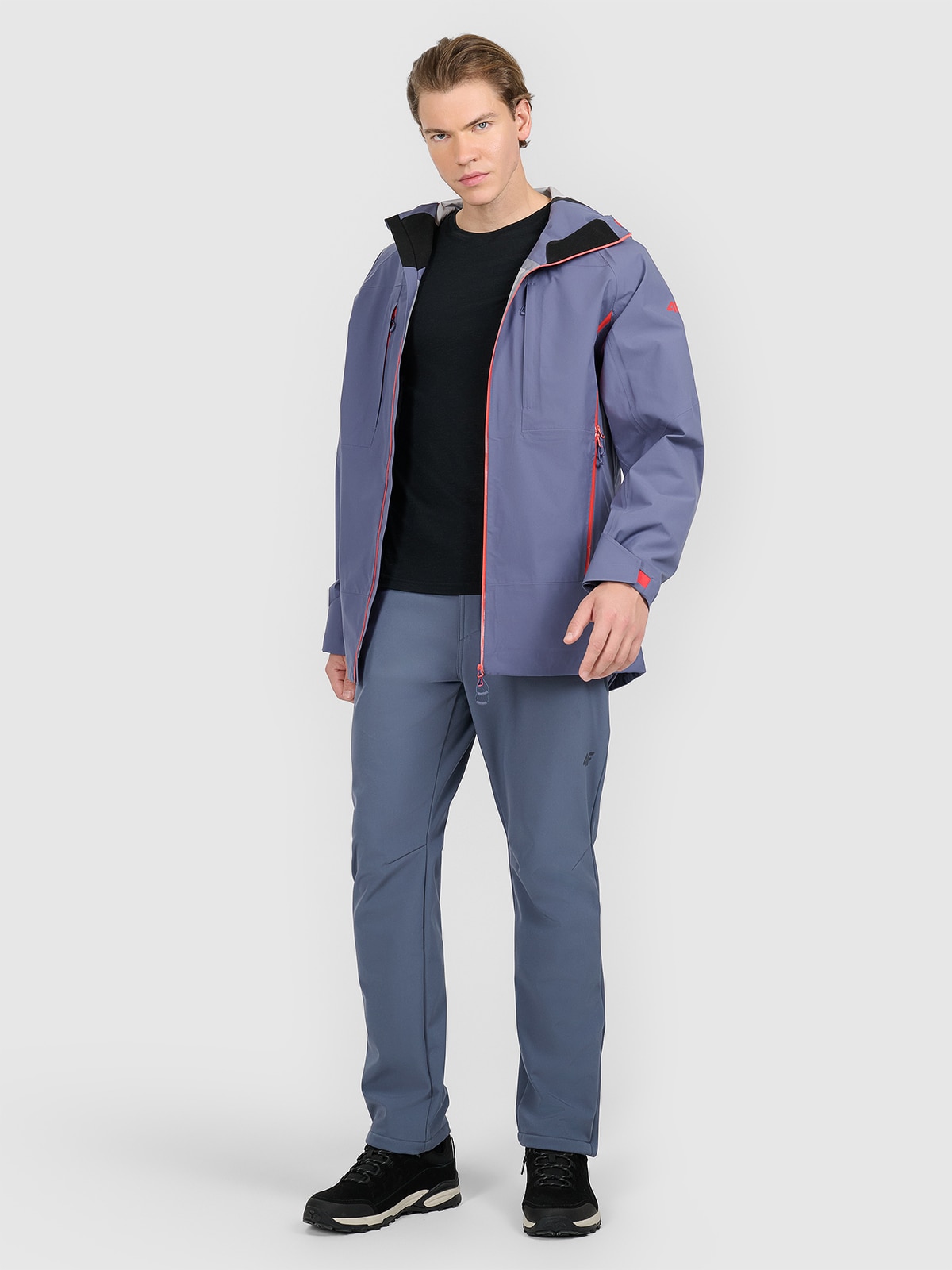 Vyriškos žygio kelnės 5000 membrana - tamsiai mėlynos