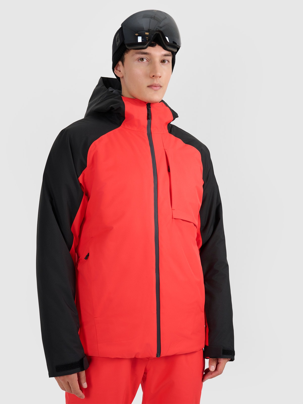 Vyriška slidinėjimo striukė 5000 membrana - raudona