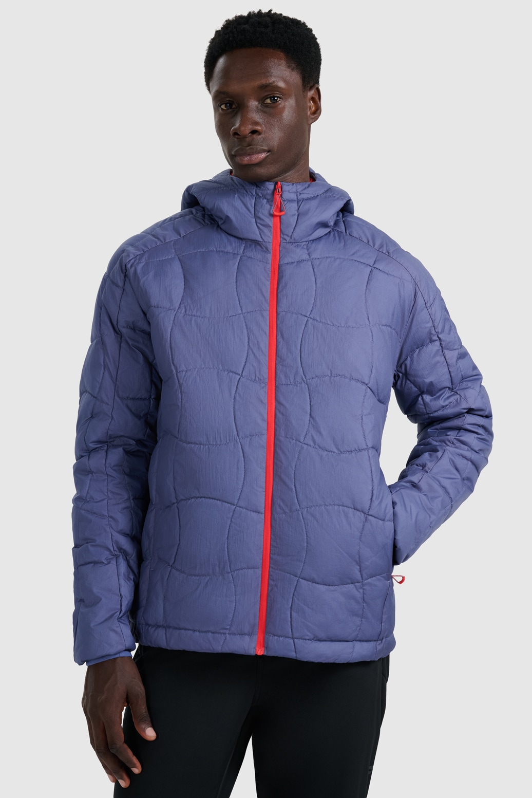 Vyriška žygio striukė su Primaloft Silver kamšalu - tamsiai mėlyna