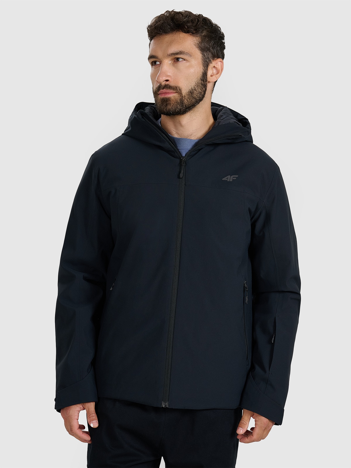 Vyriška slidinėjimo striukė 5000 membrana - juoda