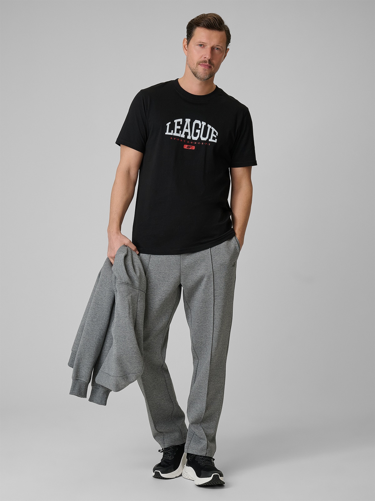 Vyriškos sportinės kelnės - pilkos