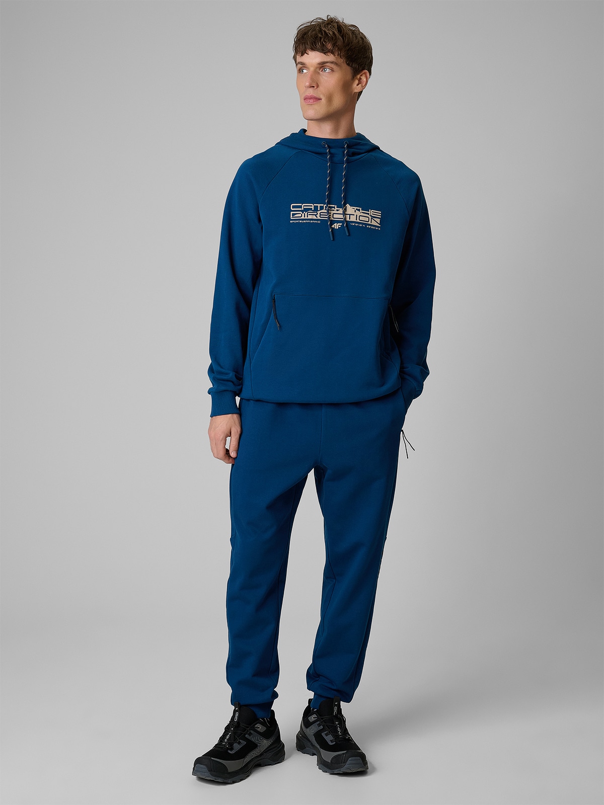 Vyriškos sportinės jogger kelnės - turkio spalvos