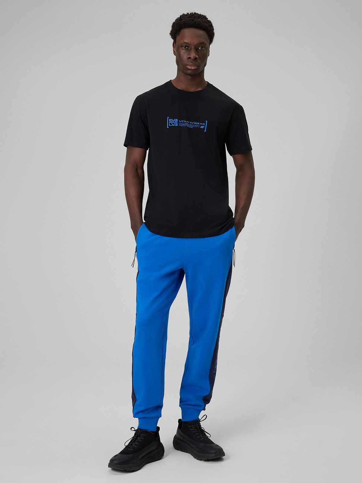 Vyriškos sportinės jogger kelnės - mėlynos