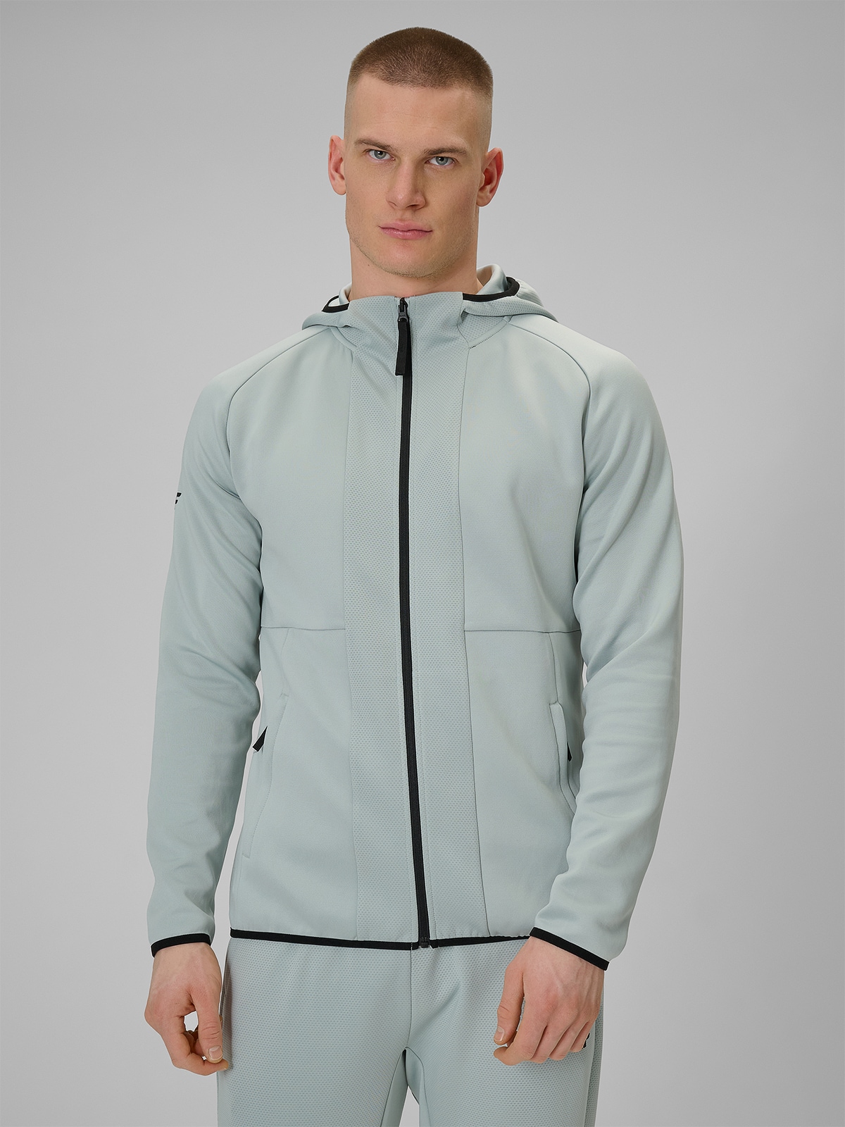 Regular treniruočių džemperis greitai džiūstantis vyriškas - mėtų