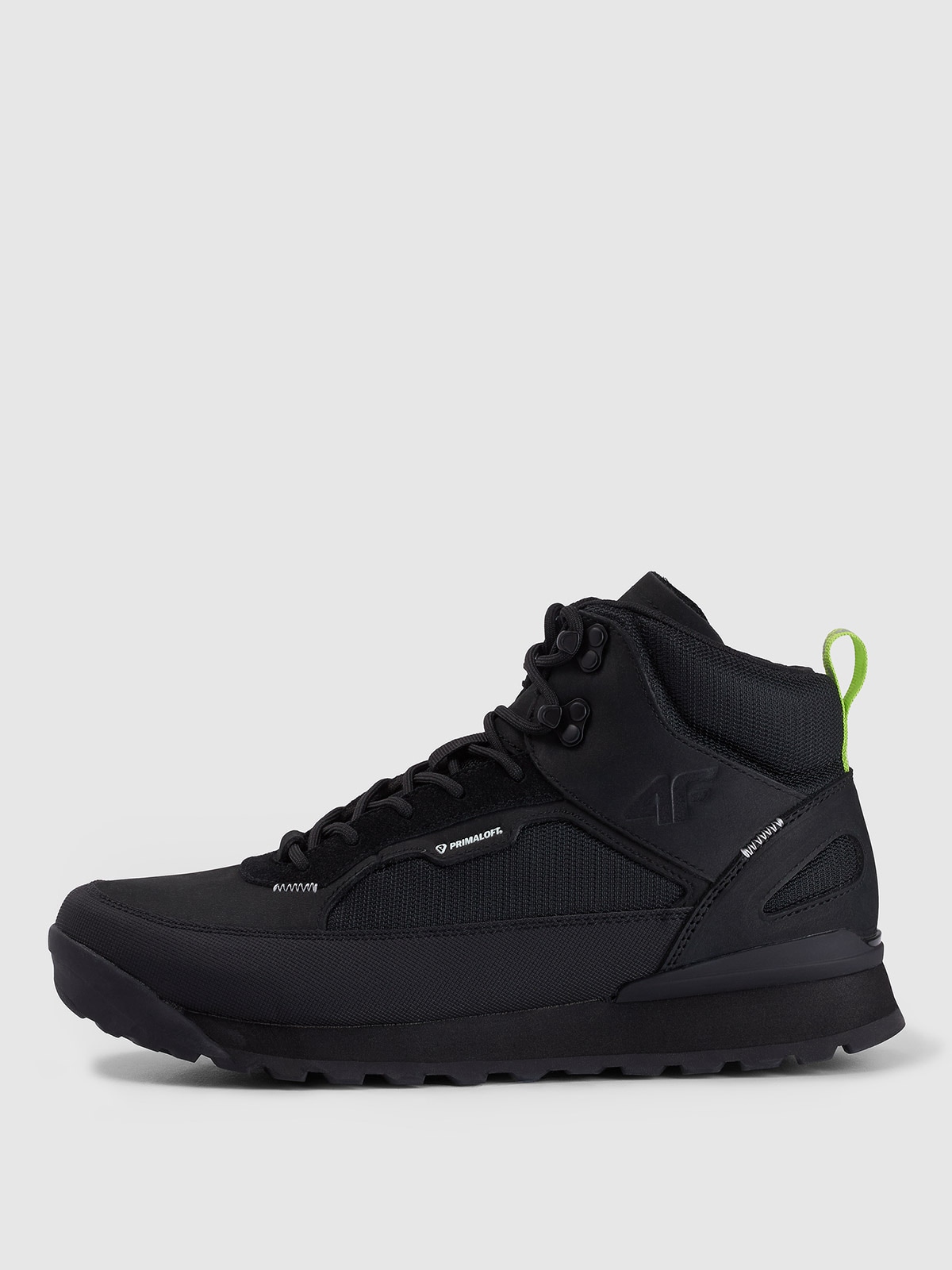 Vyriški pereinamojo laikotarpio odiniai HEX batai- juodi