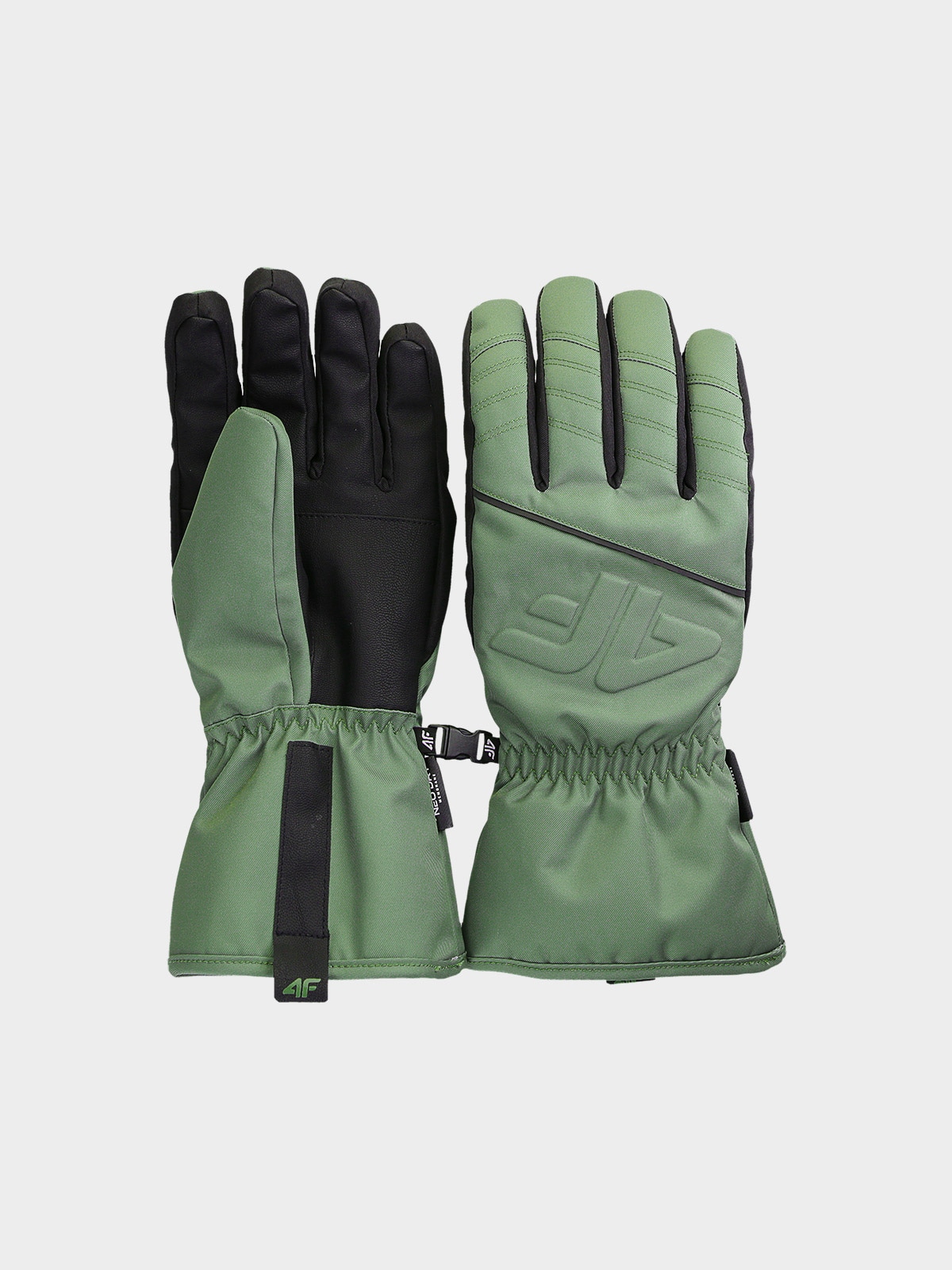 Vyriškos Thinsulate slidinėjimo pirštinės - alyvuogių/khaki spalvos