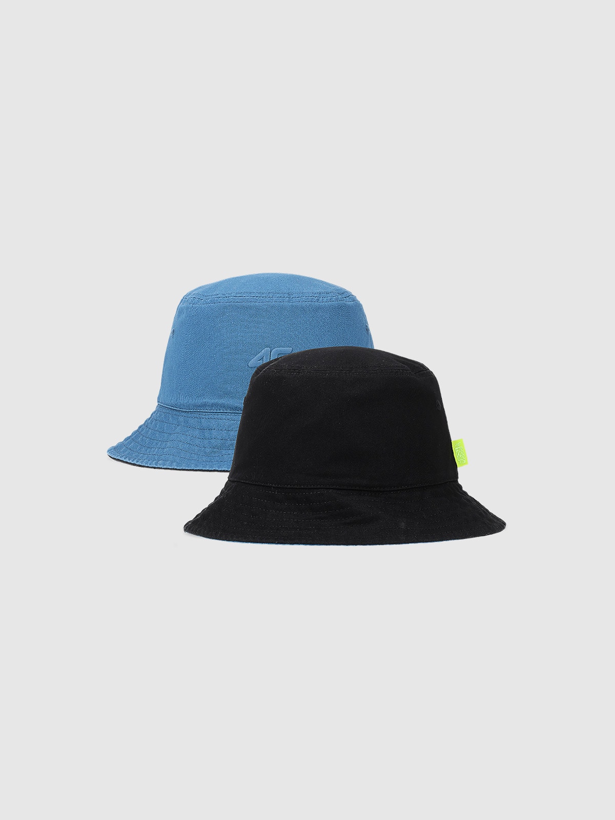 Vyriška dvipusė bucket hat skrybėlė - juoda 