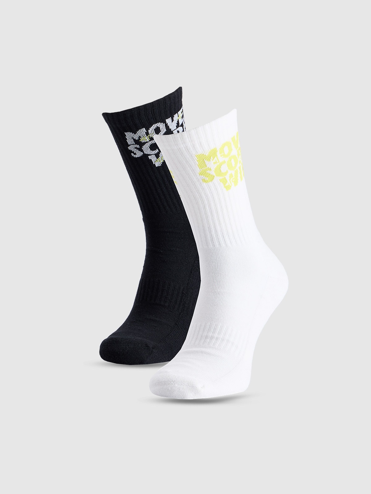 Vyriškos casual kojinės virš kulkšnių (2-pack) - daugiaspalvės