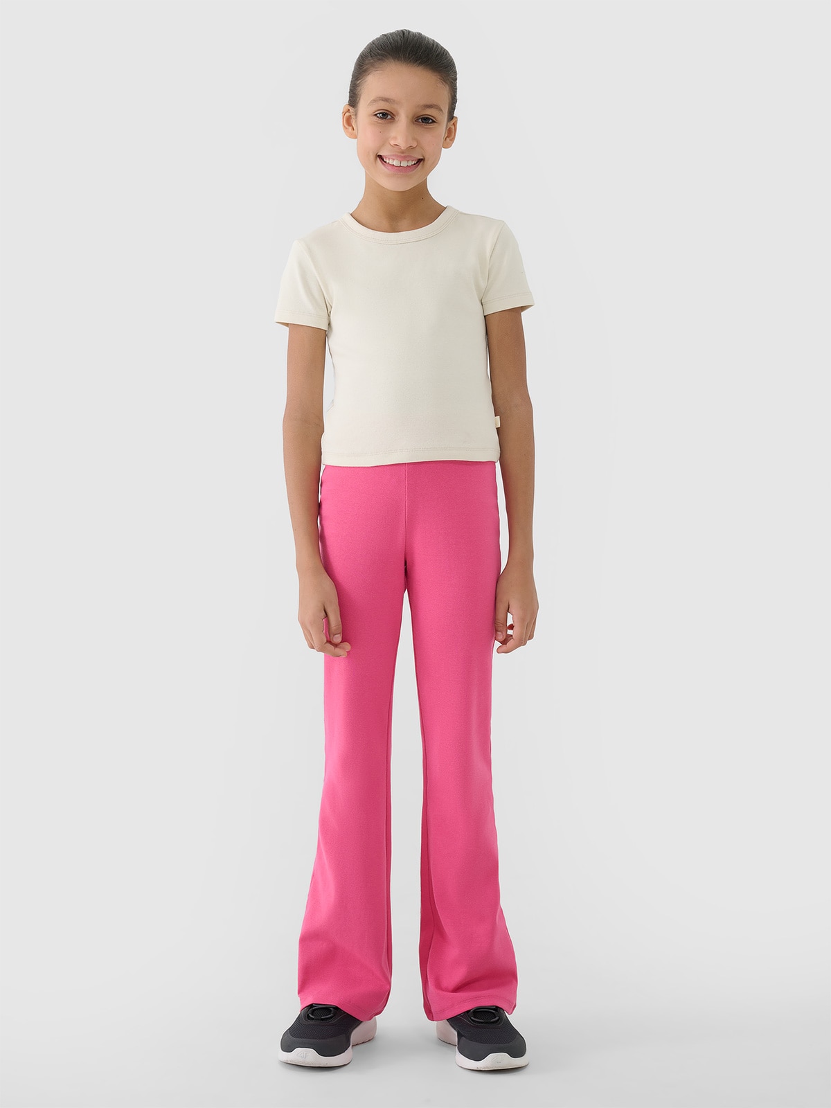 Trikotažinės tamprės mergaitėms - rožinės