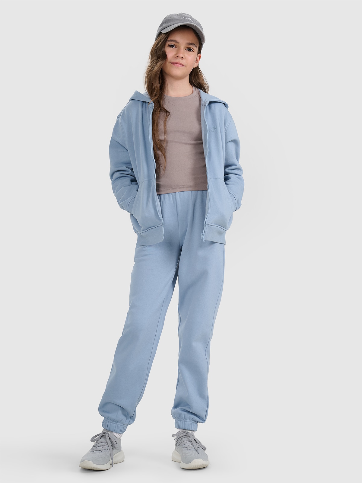 Sportinės jogger kelnės mergaitėms - mėlynos