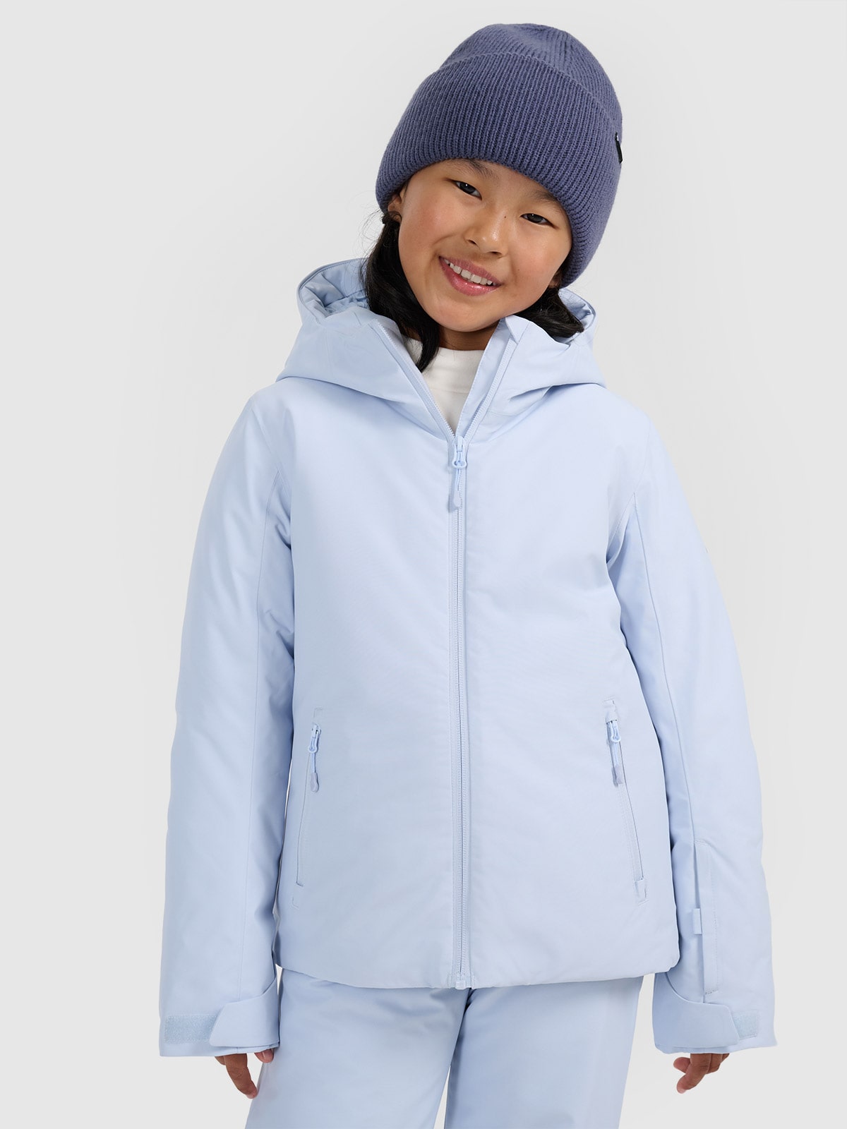 Slidinėjimo striukė mergaitėms 5000 membrana - mėlyna