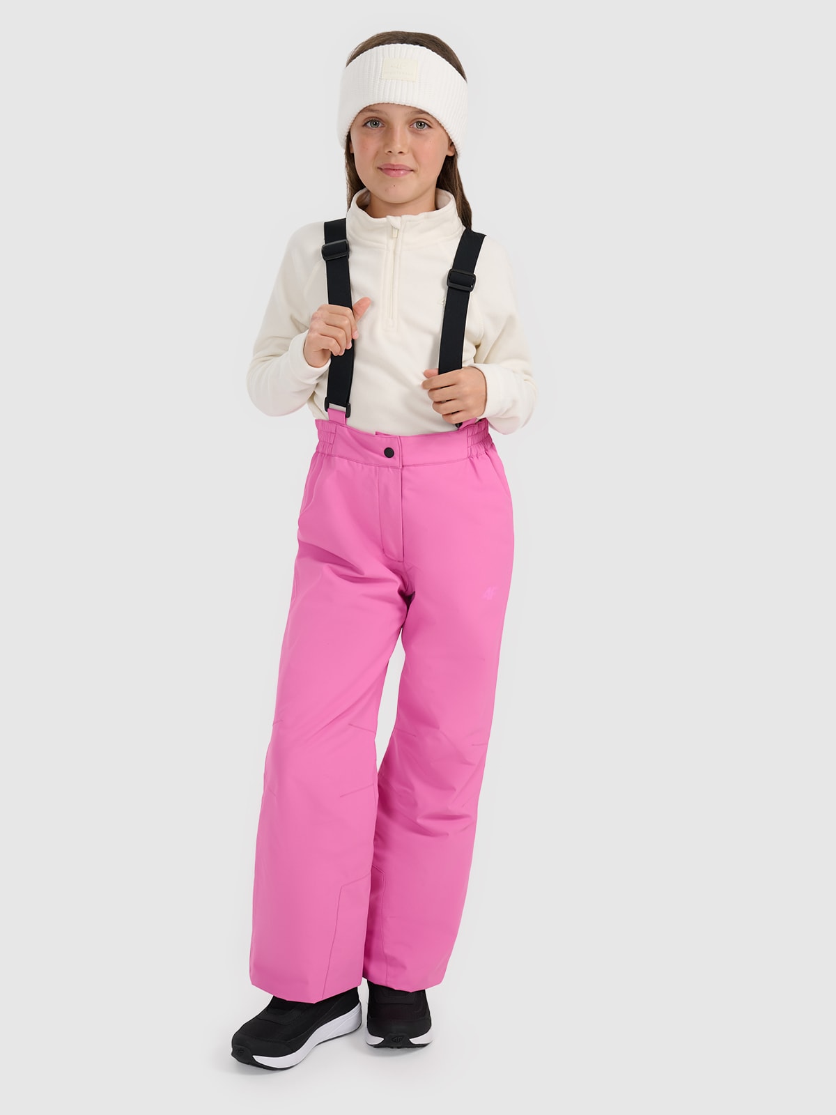 Slidinėjimo kelnės mergaitėms 5000 membrana - rožinės