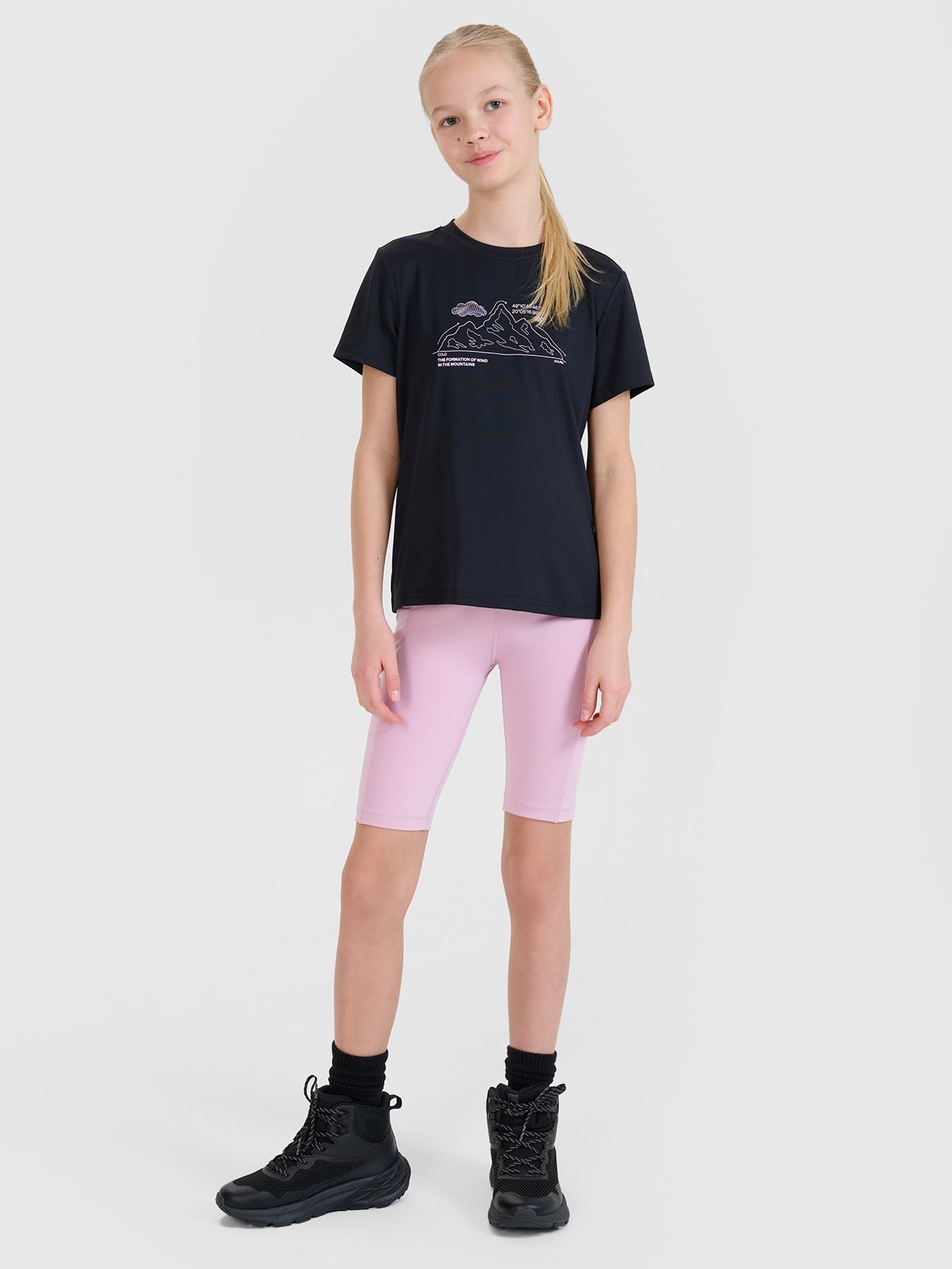 Žygio greitai džiūstančios tamprės mergaitėms - juodos