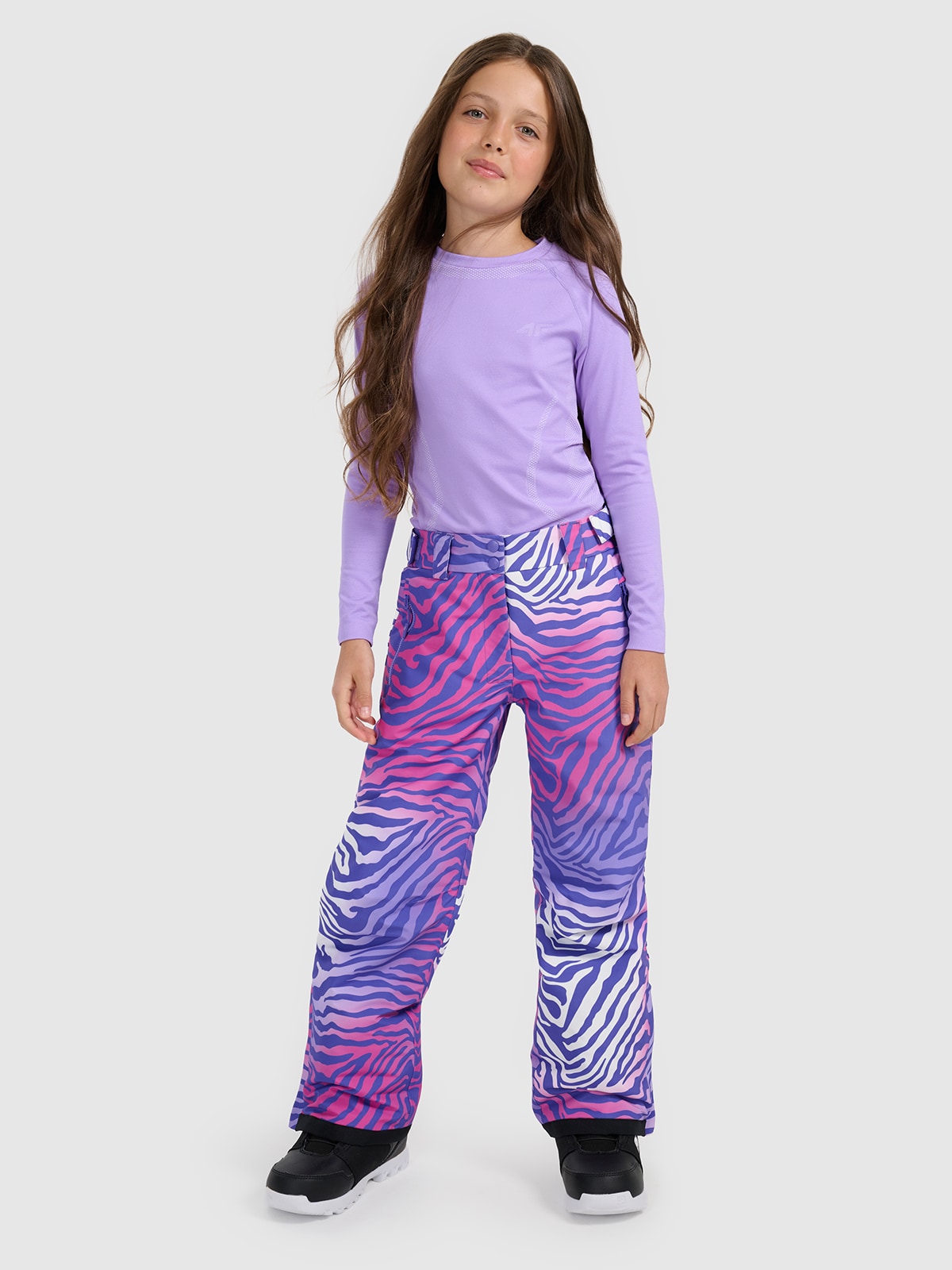 Snieglenčių kelnės mergaitėms 10000 membrana - daugiaspalvės