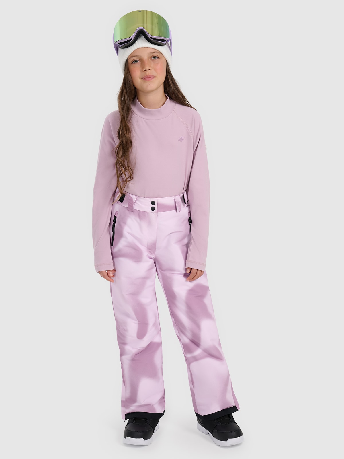 Snieglenčių kelnės mergaitėms 10000 membrana - daugiaspalvės