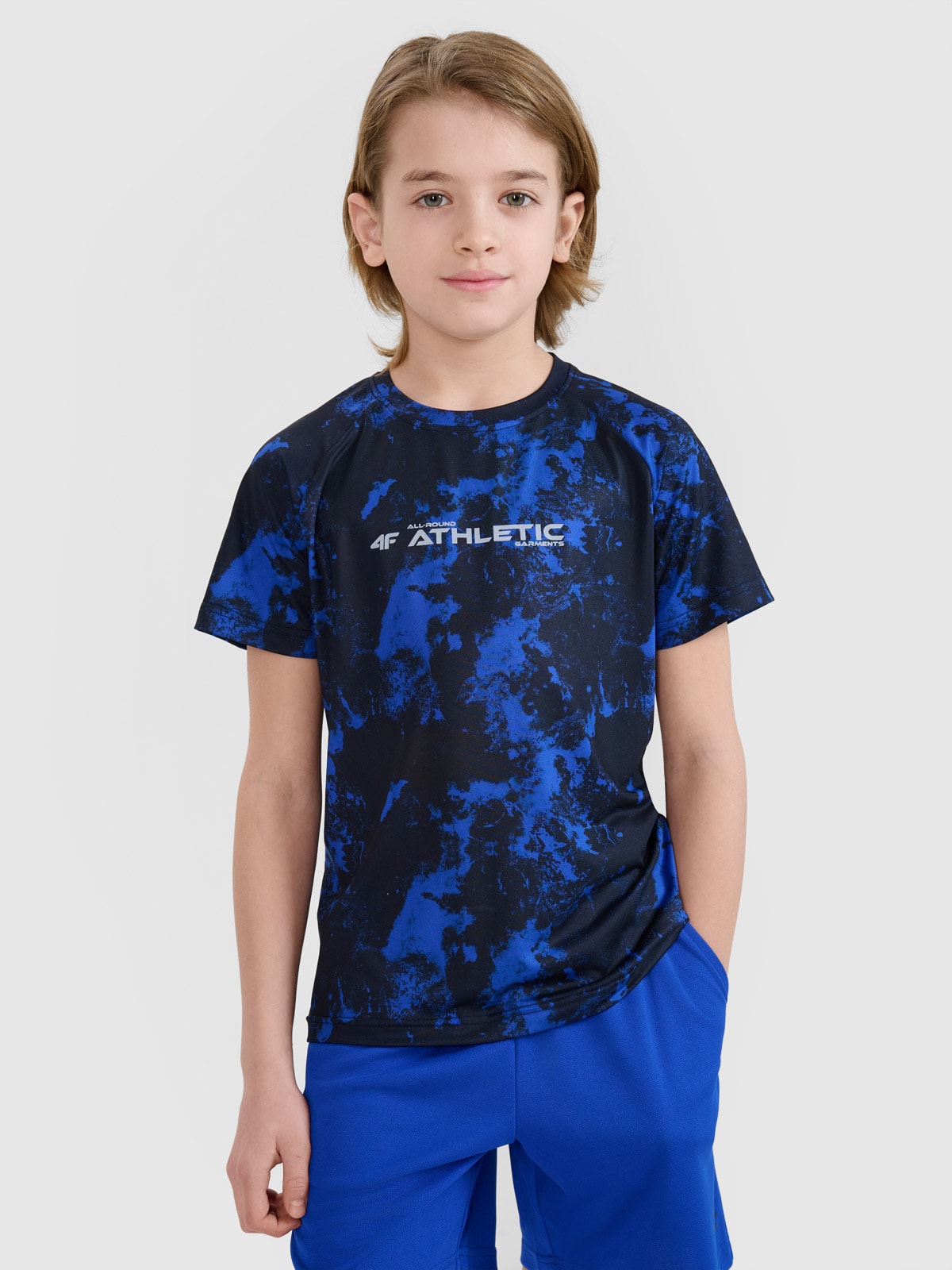 T-shirt sportiniai greitai džiūstantys marškinėliai berniukams - daugiaspalviai 