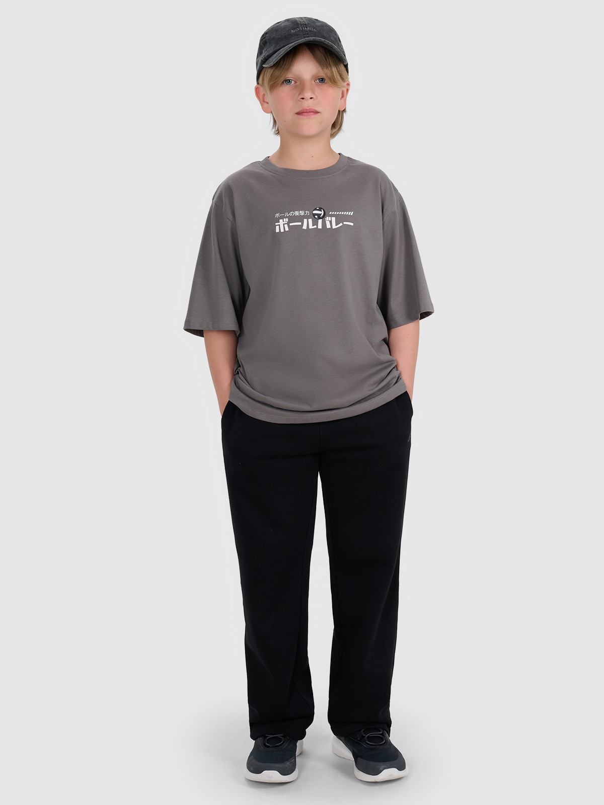 Sportinės kelnės berniukams - juodos