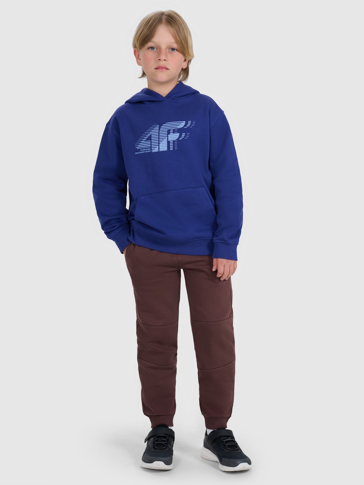 Sportinės jogger kelnės berniukams - rudos