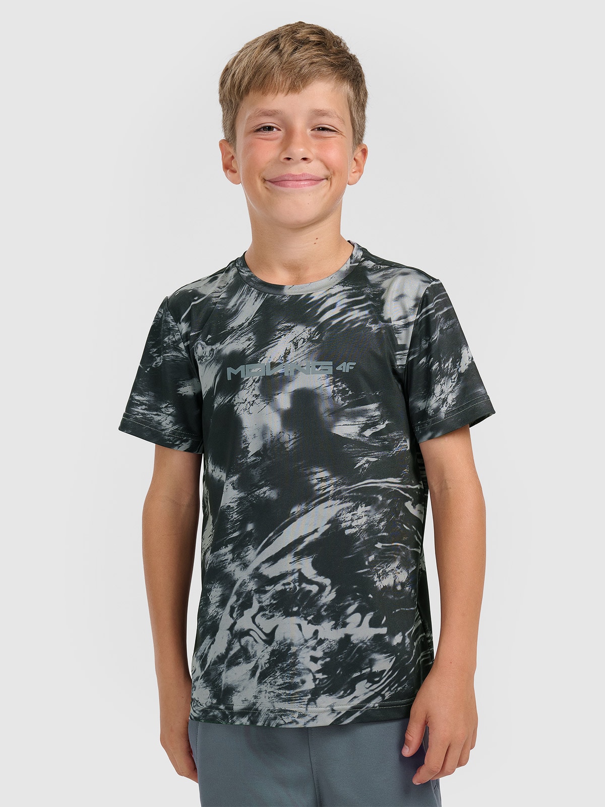 T-shirt sportiniai greitai džiūstantys marškinėliai berniukams - daugiaspalviai 