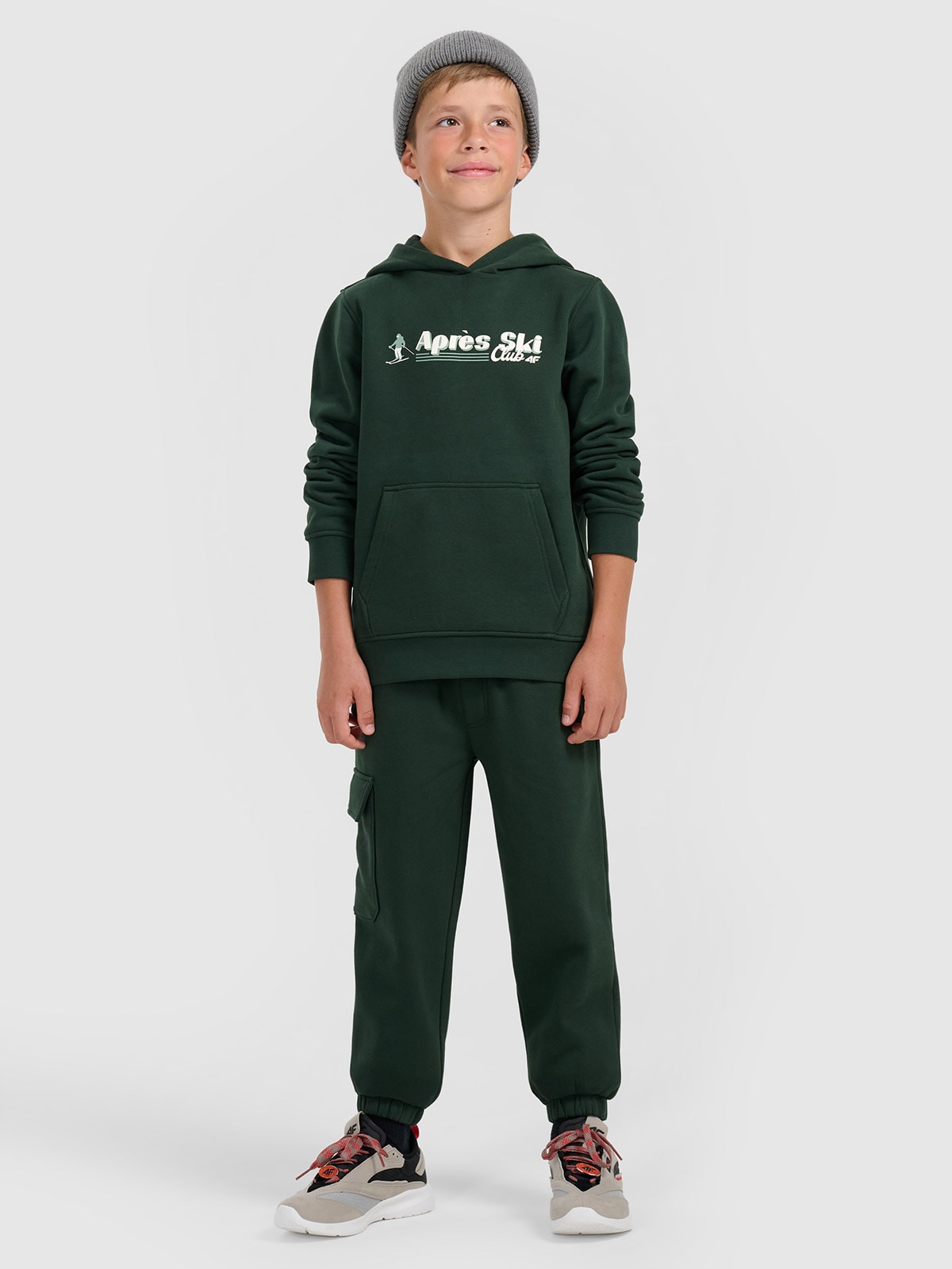 Sportinės jogger kelnės berniukams - žalios