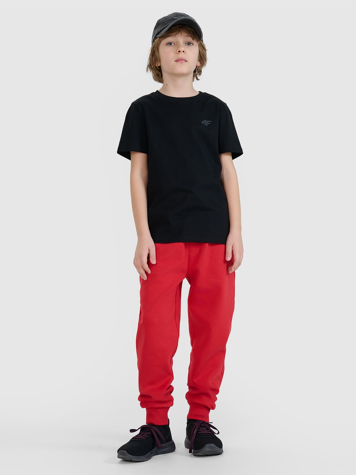 Sportinės jogger kelnės berniukams - raudonos
