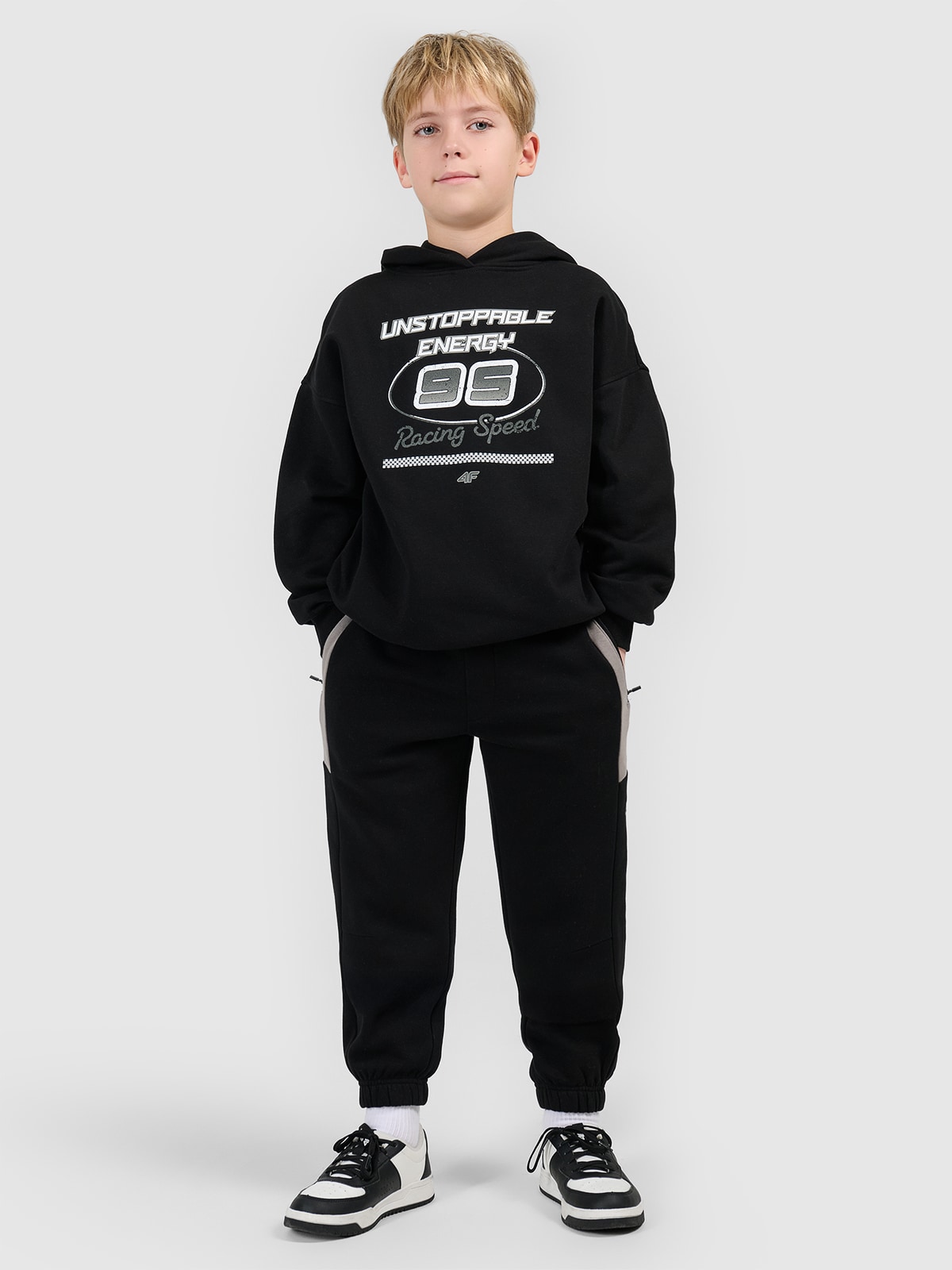 Sportinės jogger kelnės berniukams - juodos