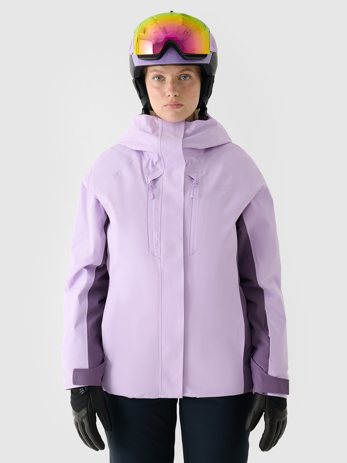 Moteriška slidinėjimo striukė NeoDry 10000 membrana - violetinė