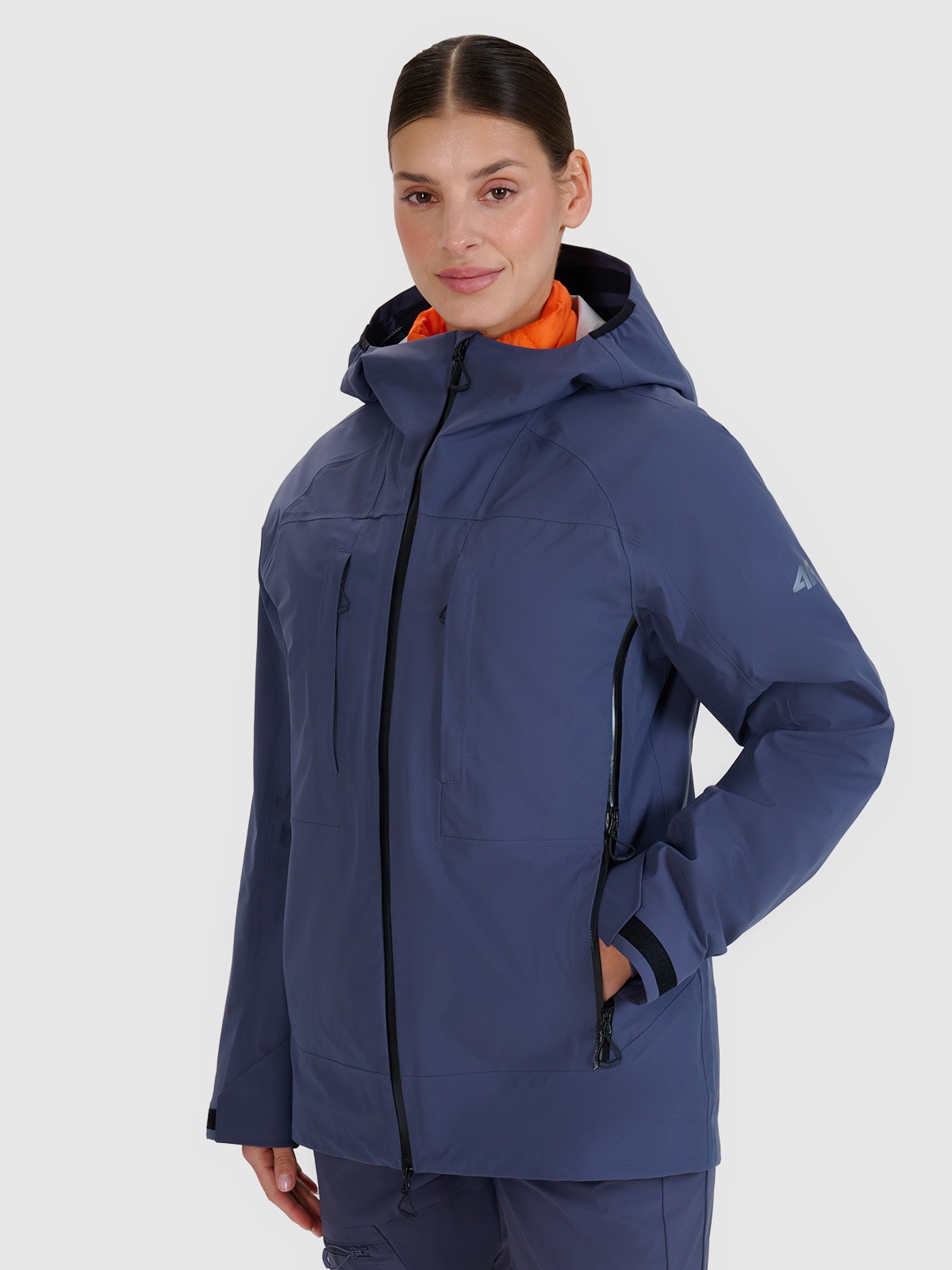 Moteriška žygio striukė 20000 membrana - pilka